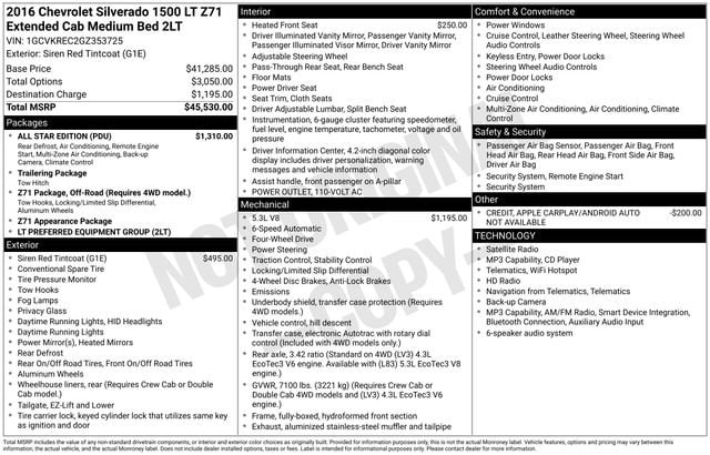 chevrolet silverado 1500 2016 1GCVKREC2GZ353725 image chevrolet silverado 1500 2016 1GCVKREC2GZ353725 image